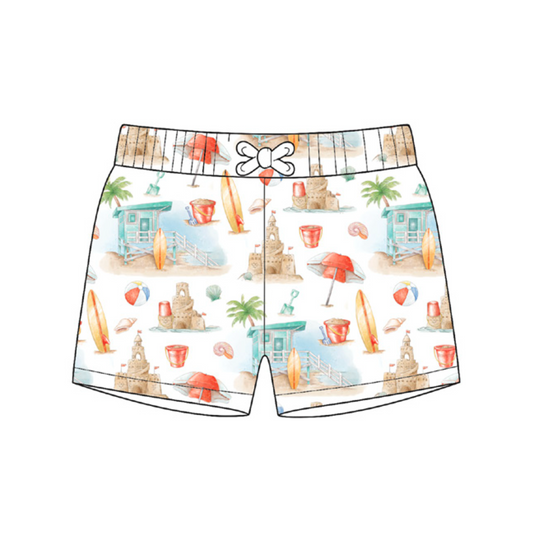Beach Day Boy's Swim Trunks (Pre-Order Arriving Spring 2026)