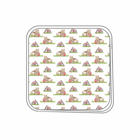 Mascot Mania in Arkansas Organic Muslin Swaddle Blanket (Pre-Order Arriving Spring 2026)