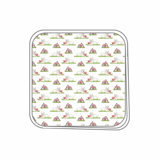 Mascot Mania in Georgia Organic Muslin Swaddle Blanket (Pre-Order Arriving Spring 2026)