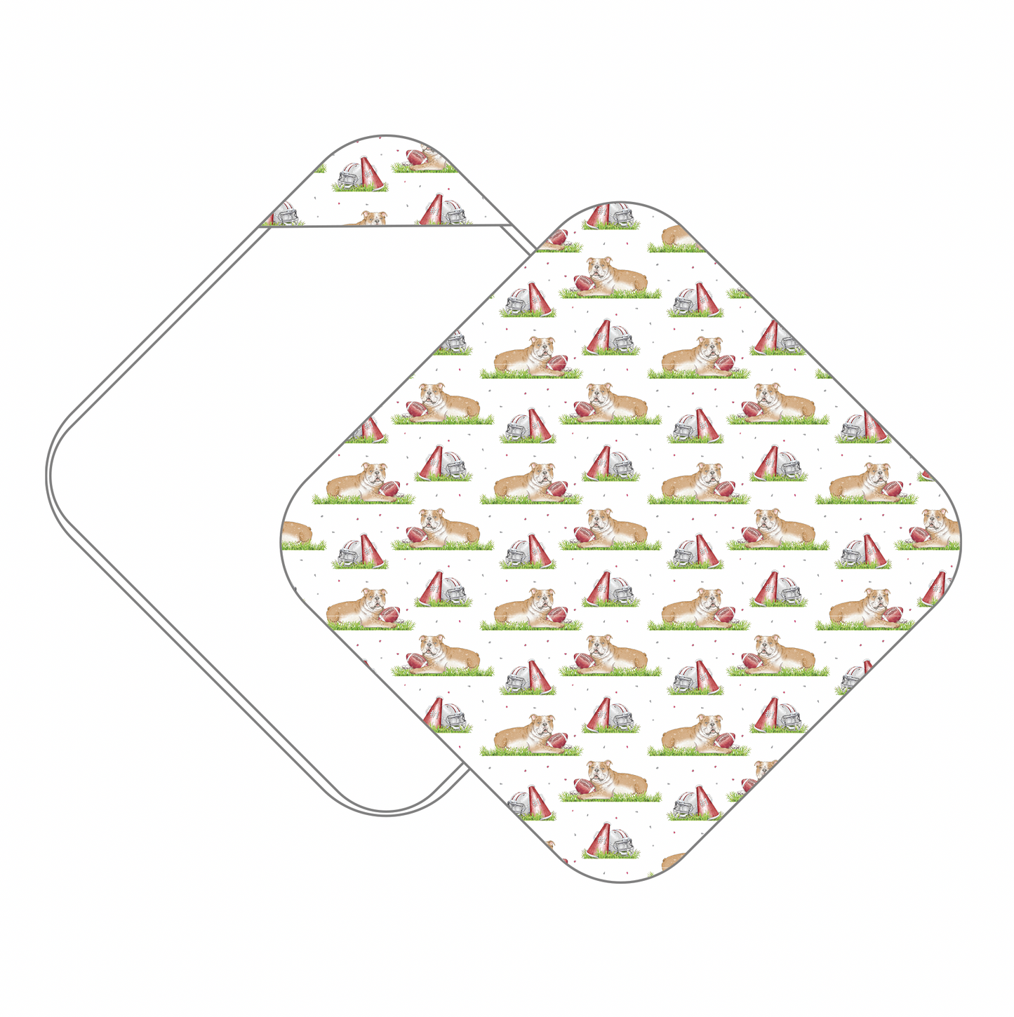 Mascot Mania in Mississippi Muslin Hooded Baby Towel (Pre-Order Arriving Spring 2026)