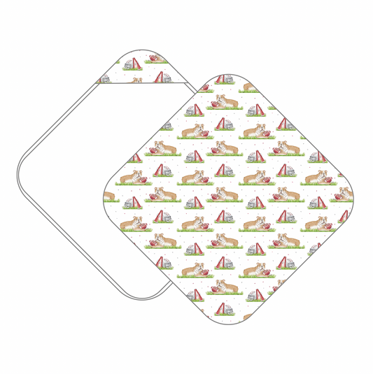 Mascot Mania in Mississippi Muslin Hooded Baby Towel (Pre-Order Arriving Spring 2026)