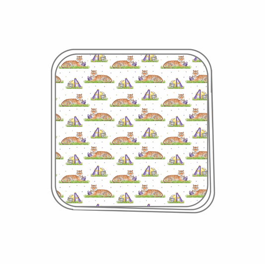 Mascot Mania in Louisiana Organic Muslin Swaddle Blanket (Pre-Order Arriving Spring 2026)