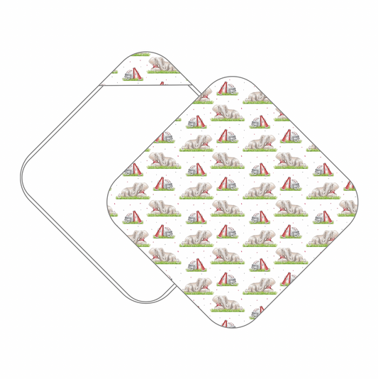 Mascot Mania in Alabama Muslin Hooded Baby Towel (Pre-Order Arriving Spring 2026)