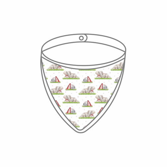 Mascot Mania in Alabama Organic Muslin Bib (Pre-Order Arriving Spring 2026)