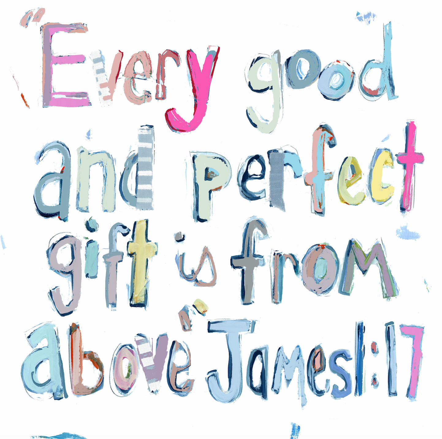 James 1:17 Bible Verse Fine Art Print