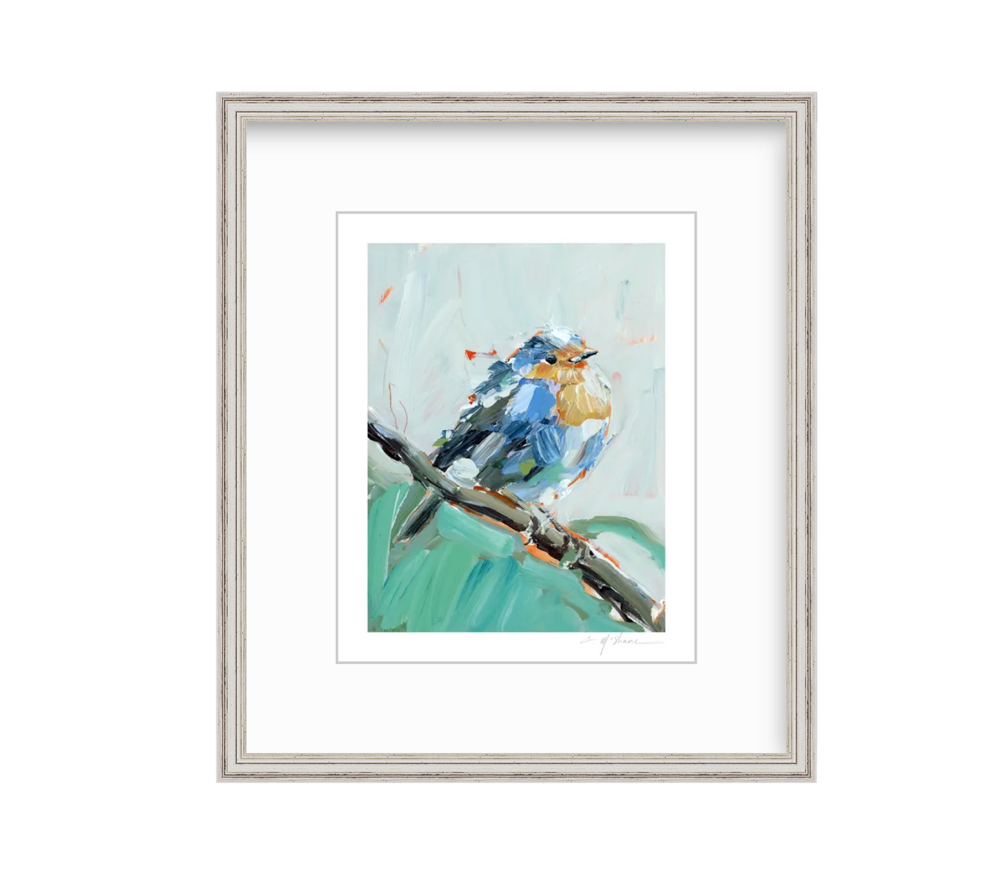 Bluebird of Happiness Fine Art Print