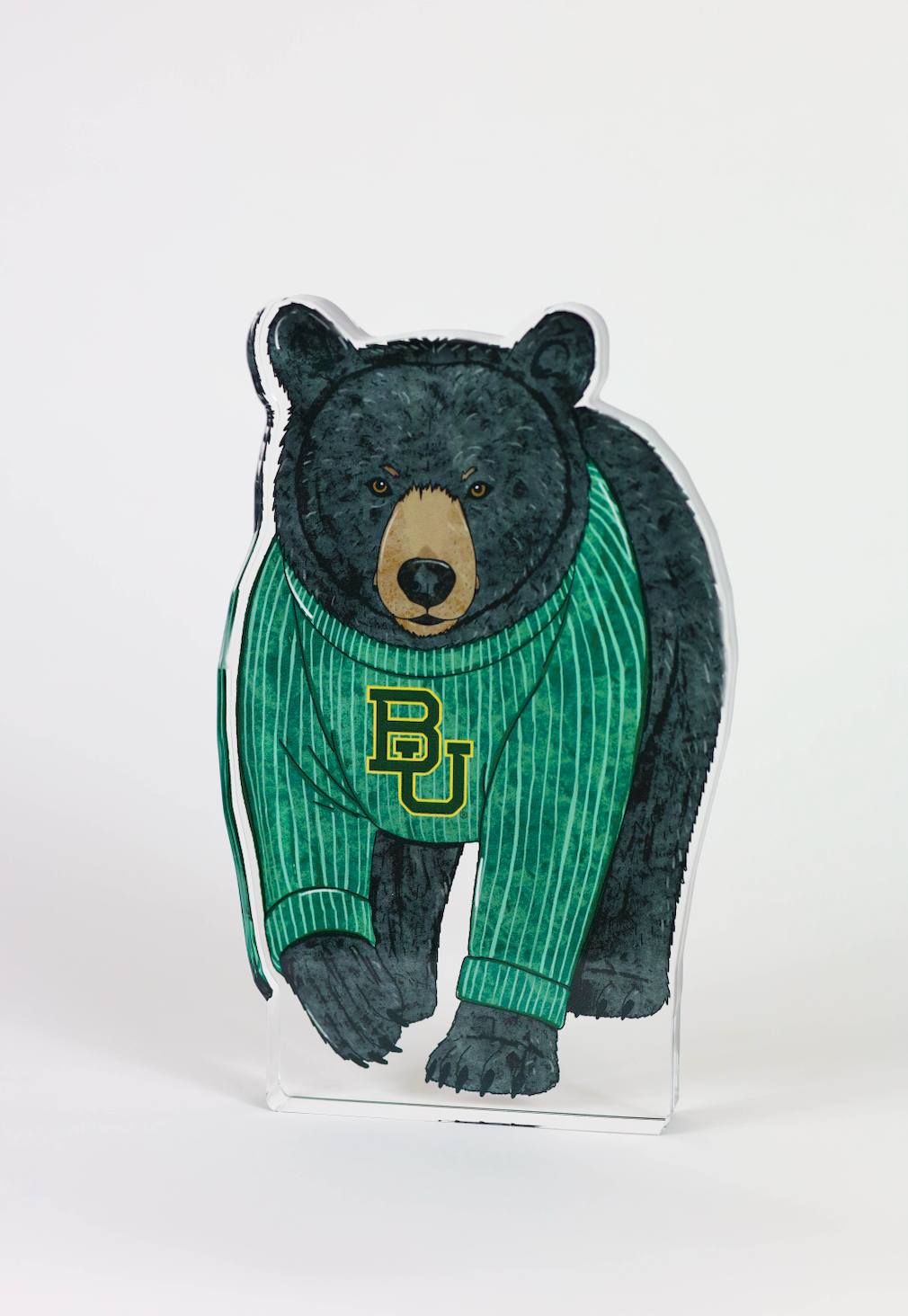 Baylor Bear Acrylic Block Shelfie