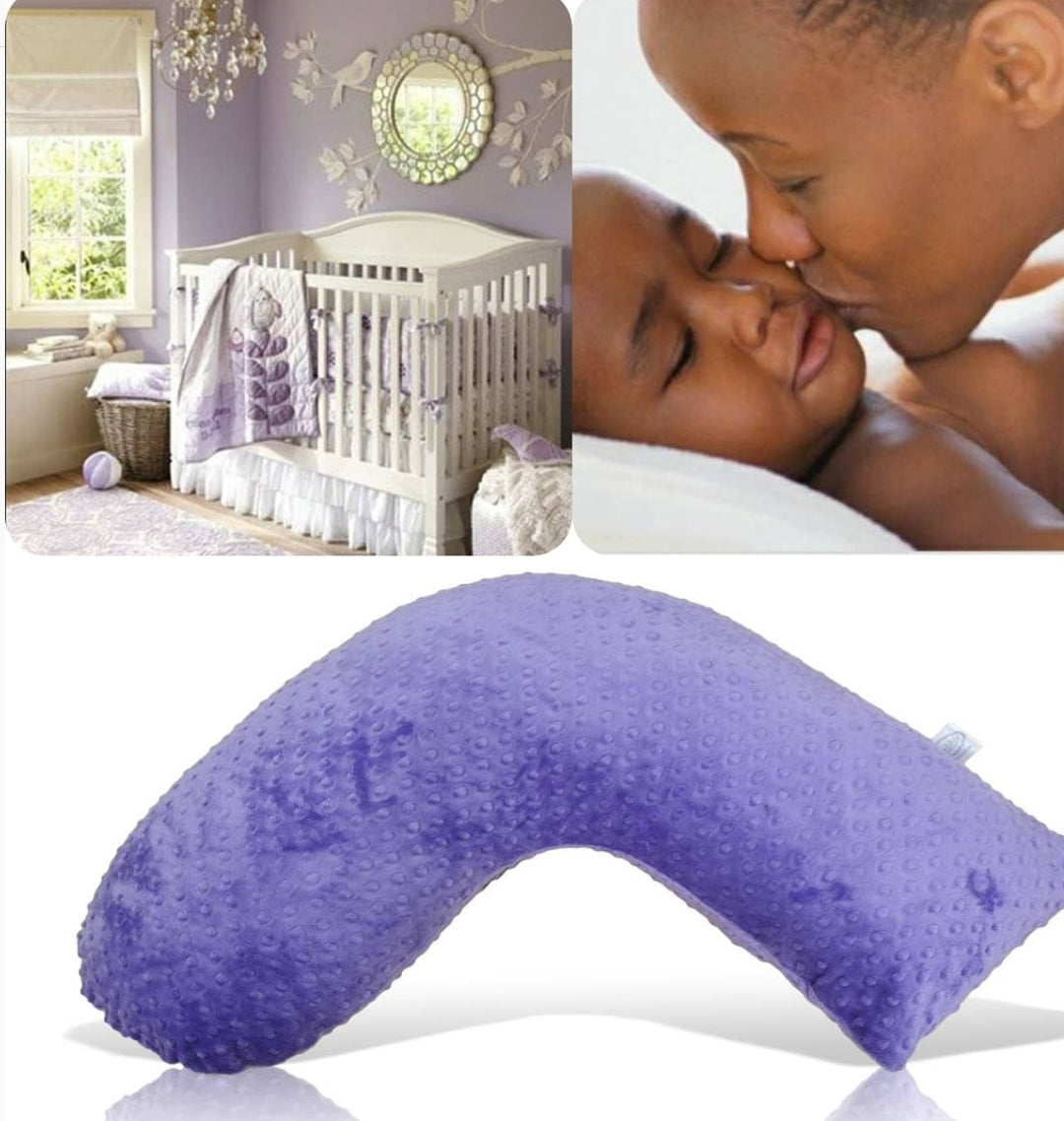 Award-Winning Nursing Pillow - Purple Jewel Design | Ergonomic Breastfeeding Support | Luna Lullaby