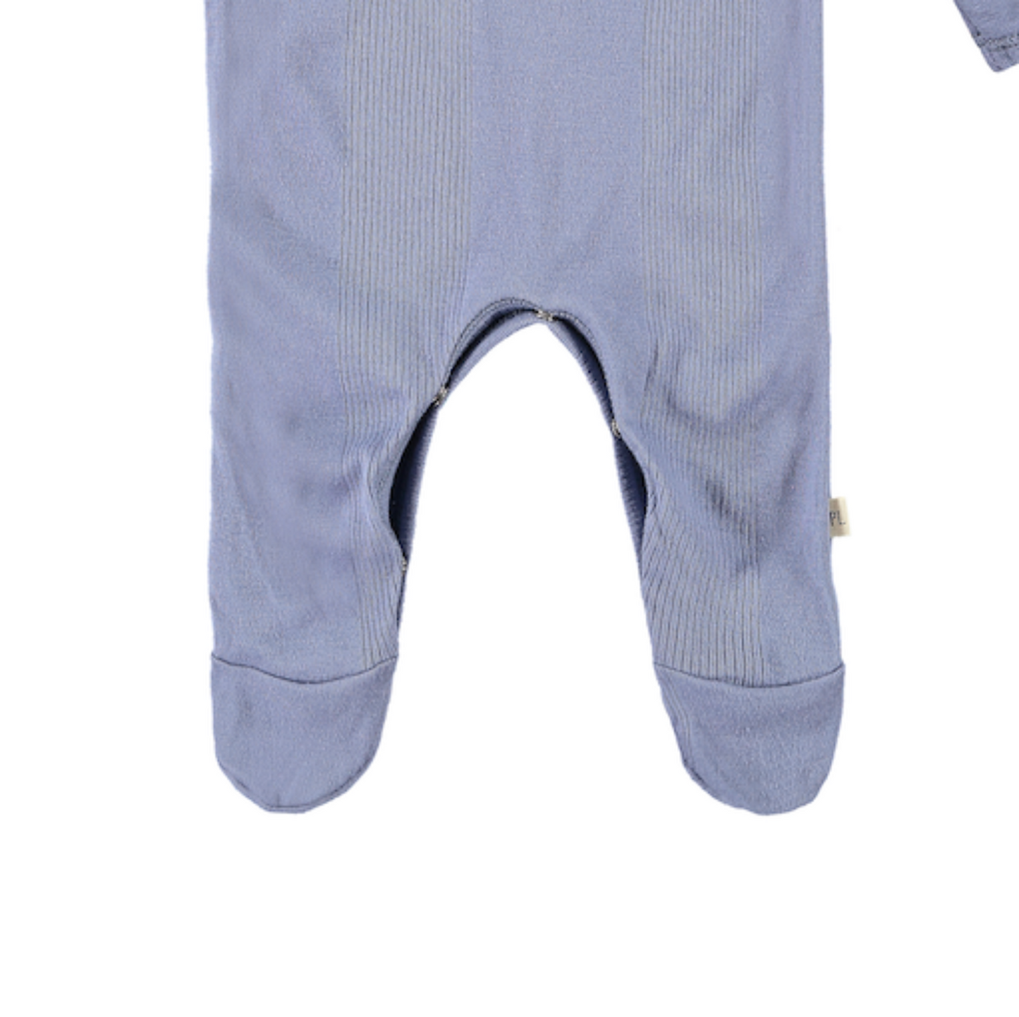Variegated Rib Lap Tee Footie Pajama