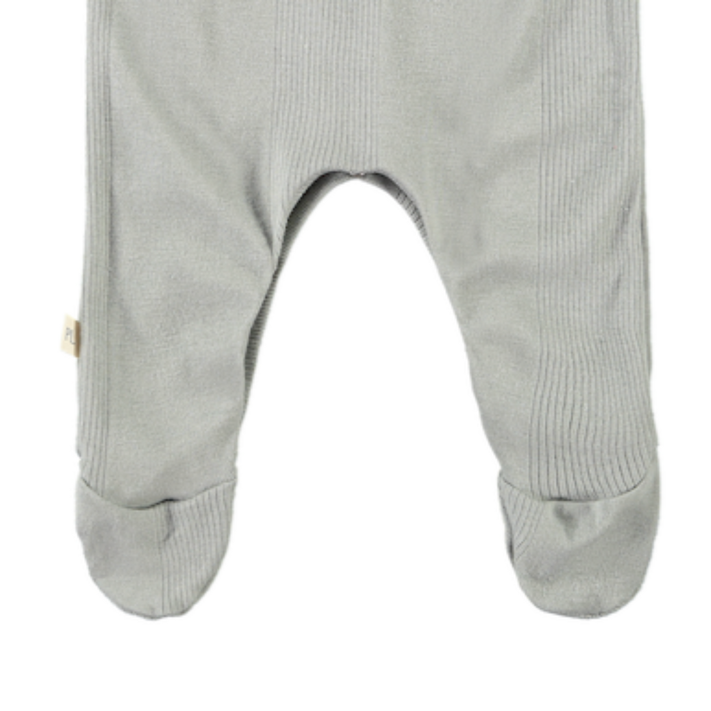 Variegated Rib Lap Tee Footie Pajama