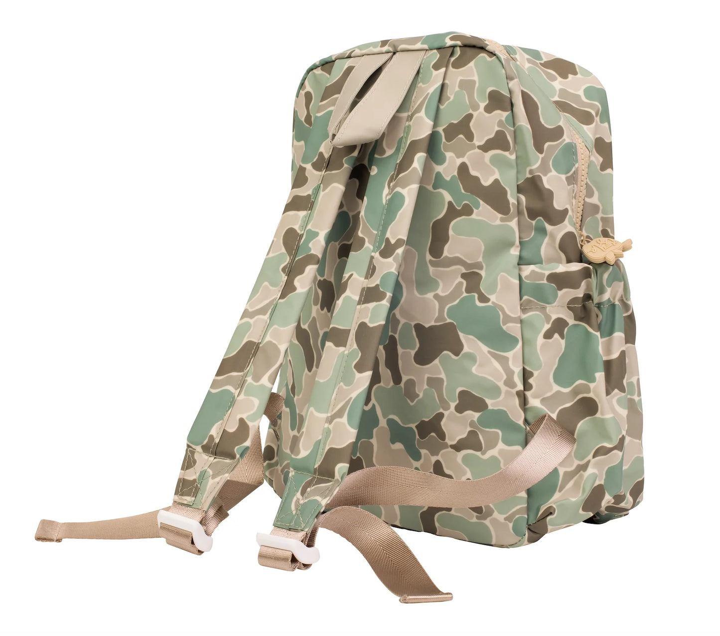 Apple of My Isla Large Backpack in Camo – Wipeable Kids Backpack