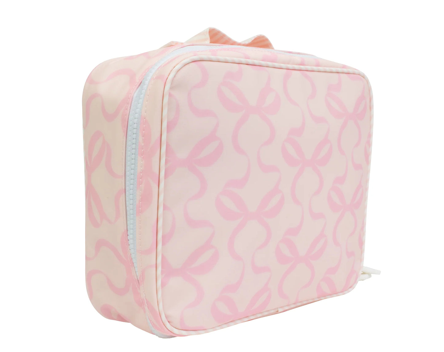 Apple of My Isla Lunchbox in Bows on Pink – Wipeable Girls Lunch Box