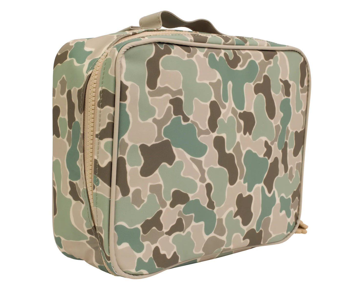 Apple of My Isla Lunchbox in Camo – Wipeable Kids Lunch Box