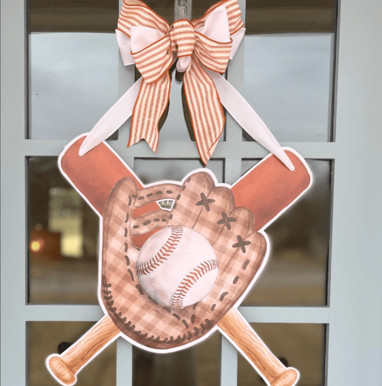 Home Run Season Door Hanger