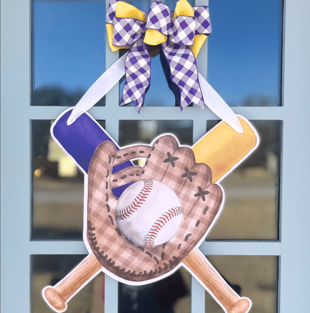 Home Run Season Door Hanger