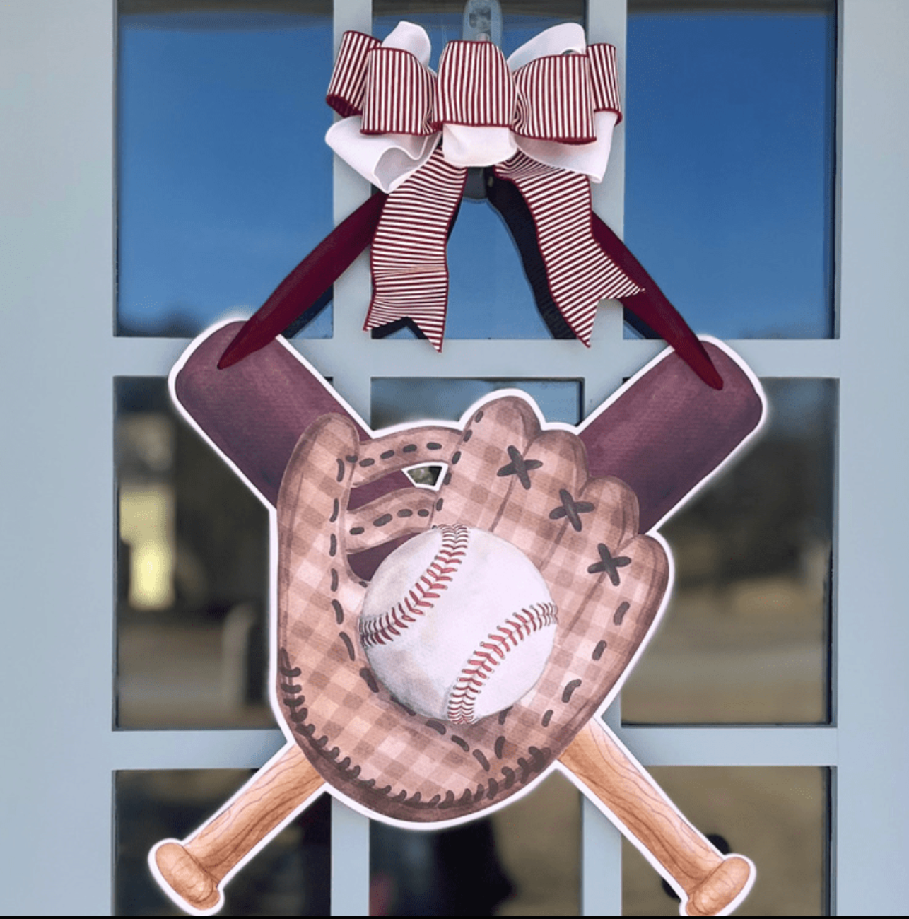 Home Run Season Door Hanger