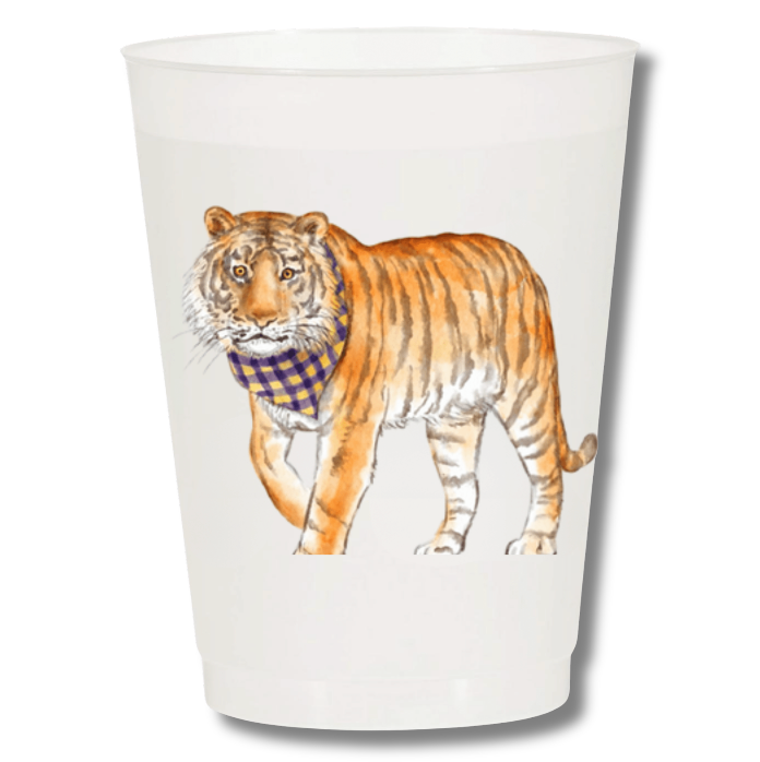 Tiger Frosted 16 oz Cup Set