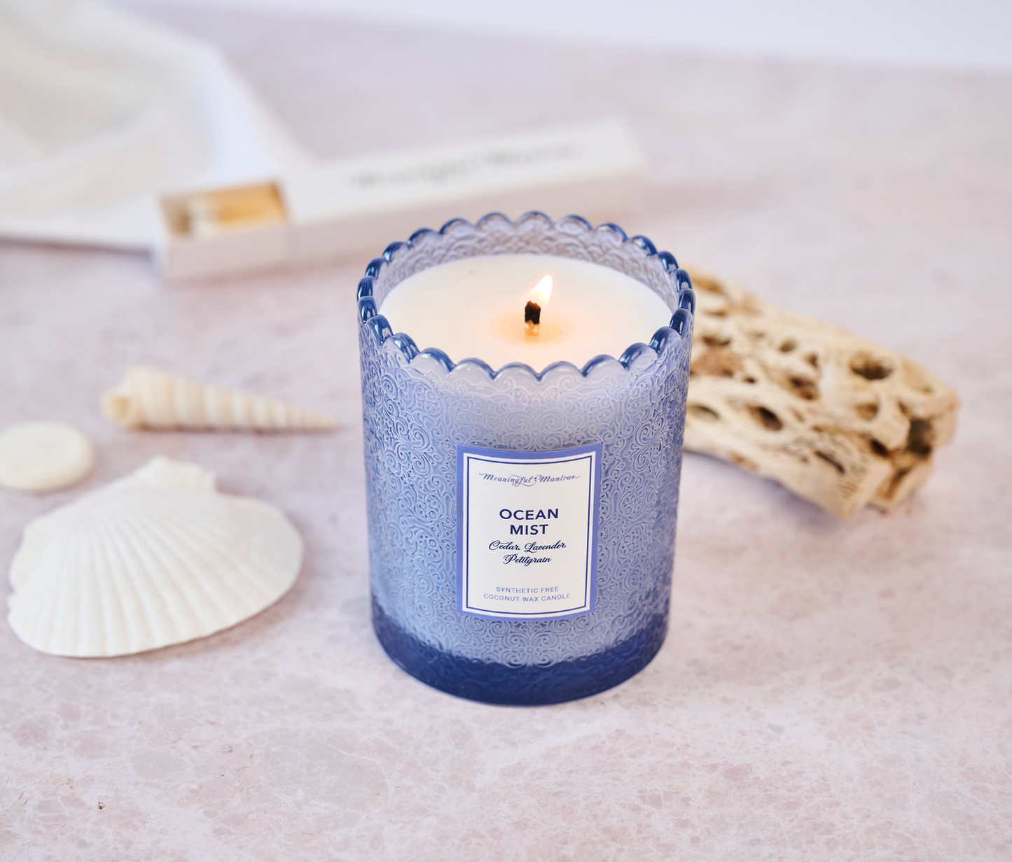 Ocean Mist Natural Candle 8oz Kaia Collection