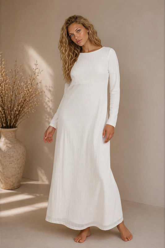 Claire LDS Temple Dress
