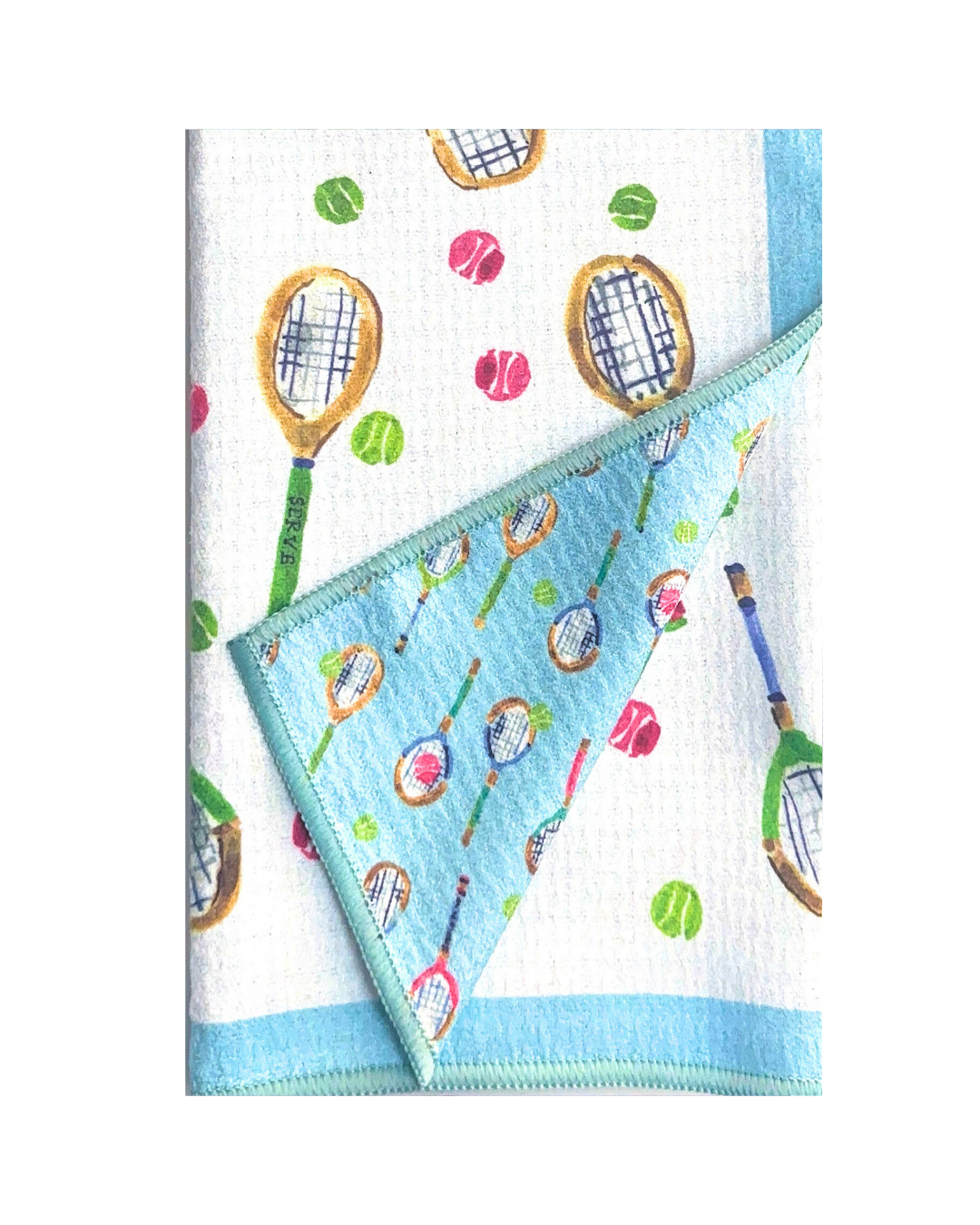 Serve It Up Double-Sided Tea Towel