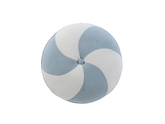 Starlight Pinwheel Pillow - Blue