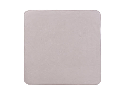 Knitted Padded Blanket - Natural