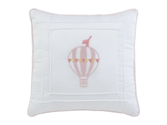 Up & Away Throw Pillow - Pink