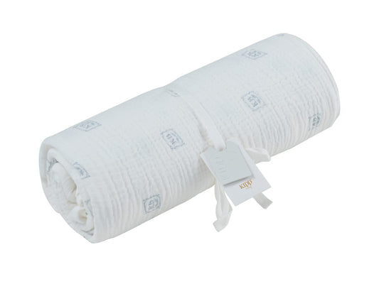 KB Logo Swaddle - Blue
