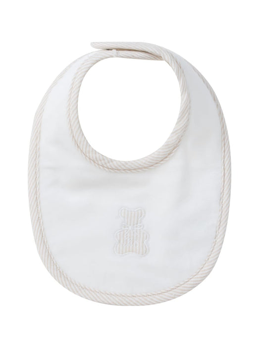 Petit Ours Bib - White Stone