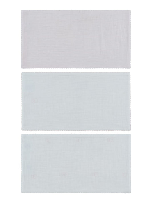 Petit Ours Burp Cloth Set of 3 - Pink