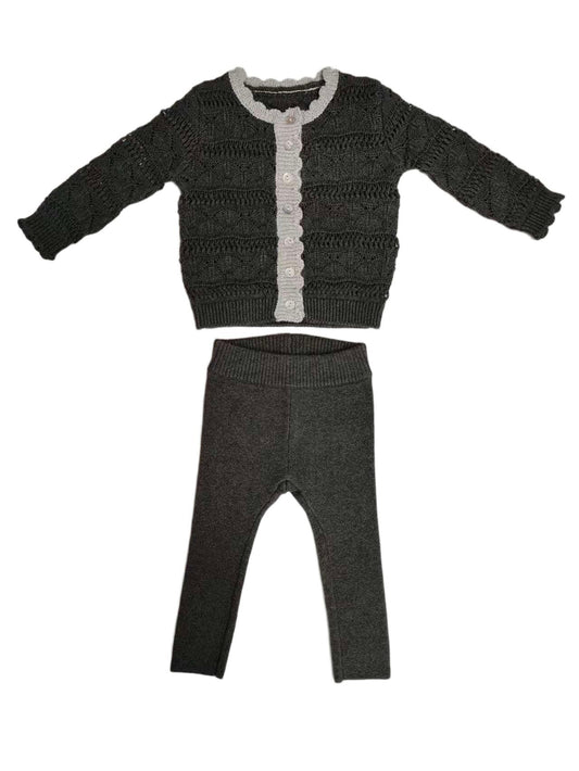 Cynthia Knit Set - Charcoal