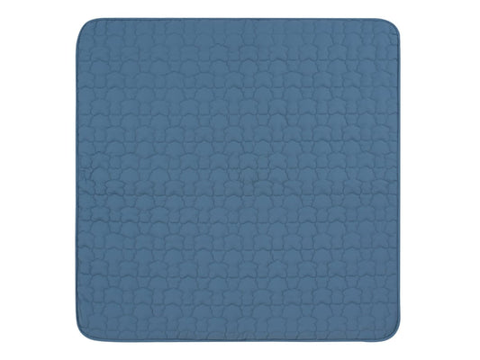 Petit Ours Padded Blanket - Blue