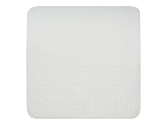Petit Ours Padded Blanket - White