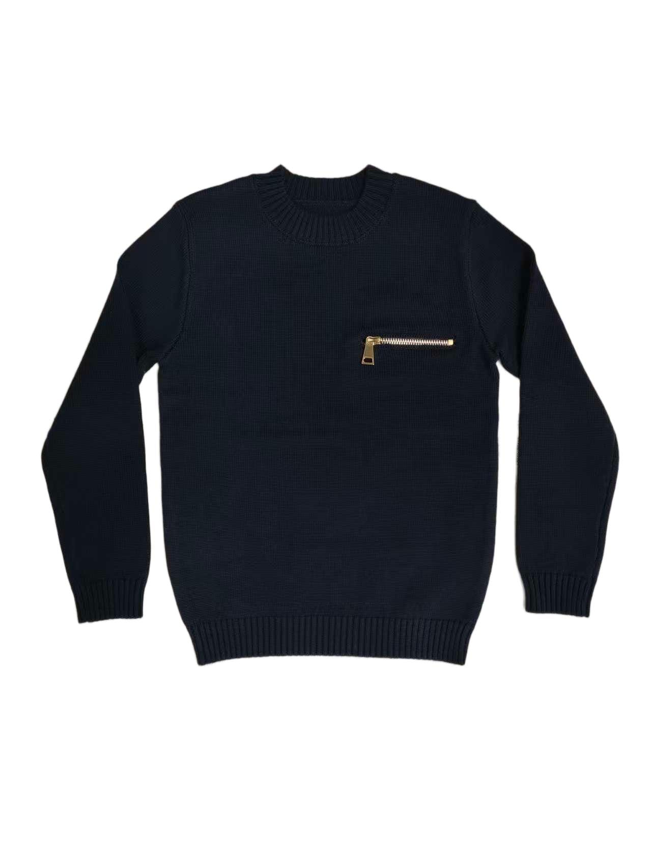 Sol Knit Sweater - Navy