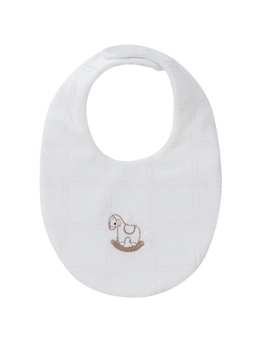 Whinny Plaid Bib - Pink