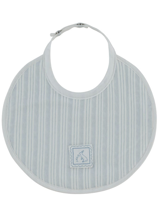 Stripe Stamp Bib - Blue