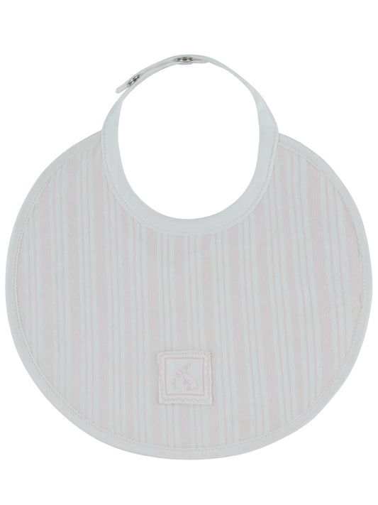 Stripe Stamp Bib - Pink