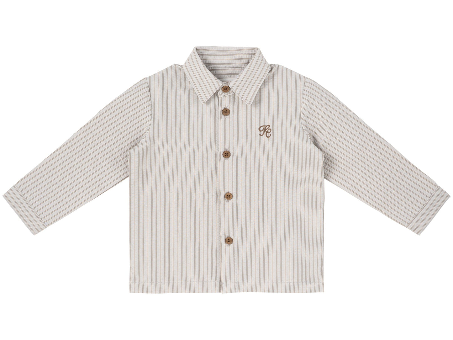 Sol Stripe Shirt - Taupe