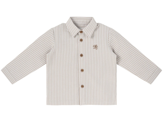 Sol Stripe Shirt - Taupe