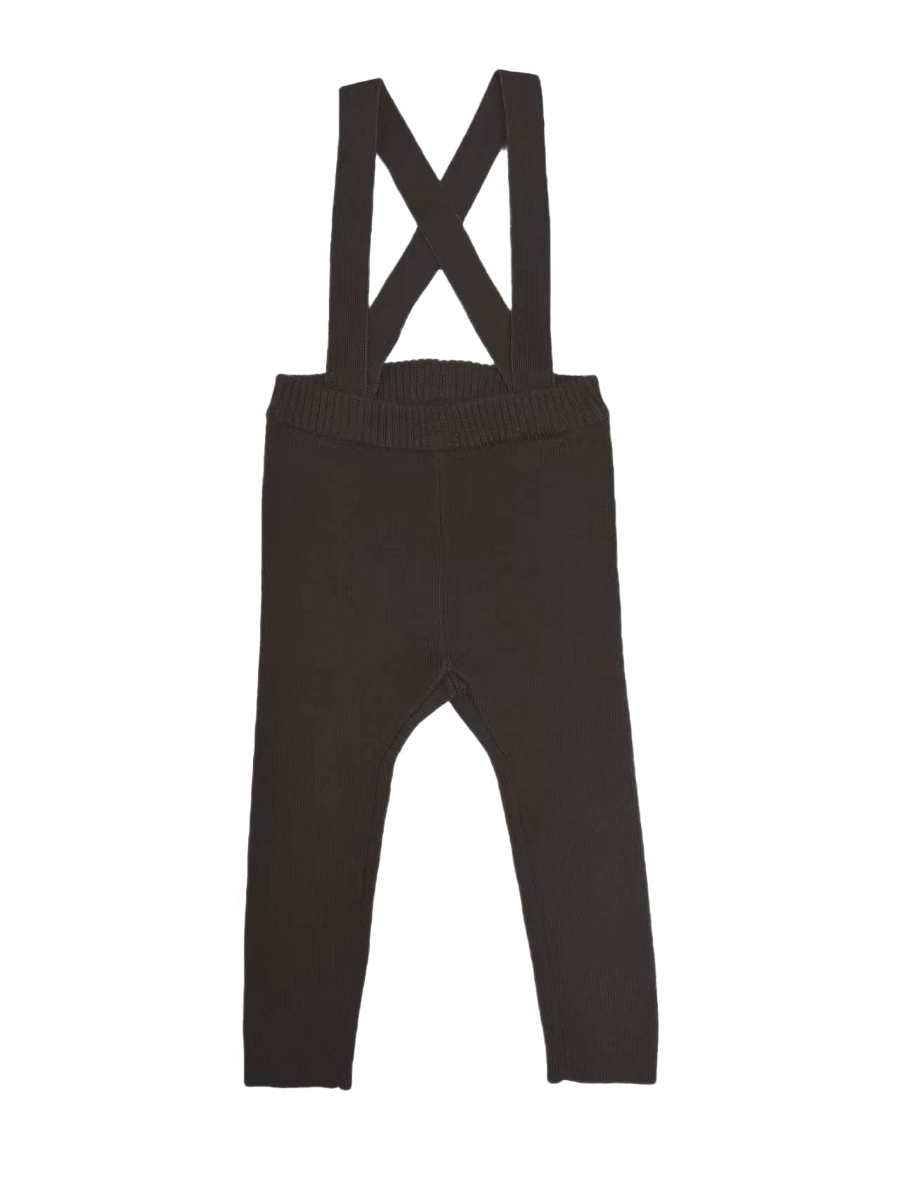 Leslie Knit Overall - Chocolate