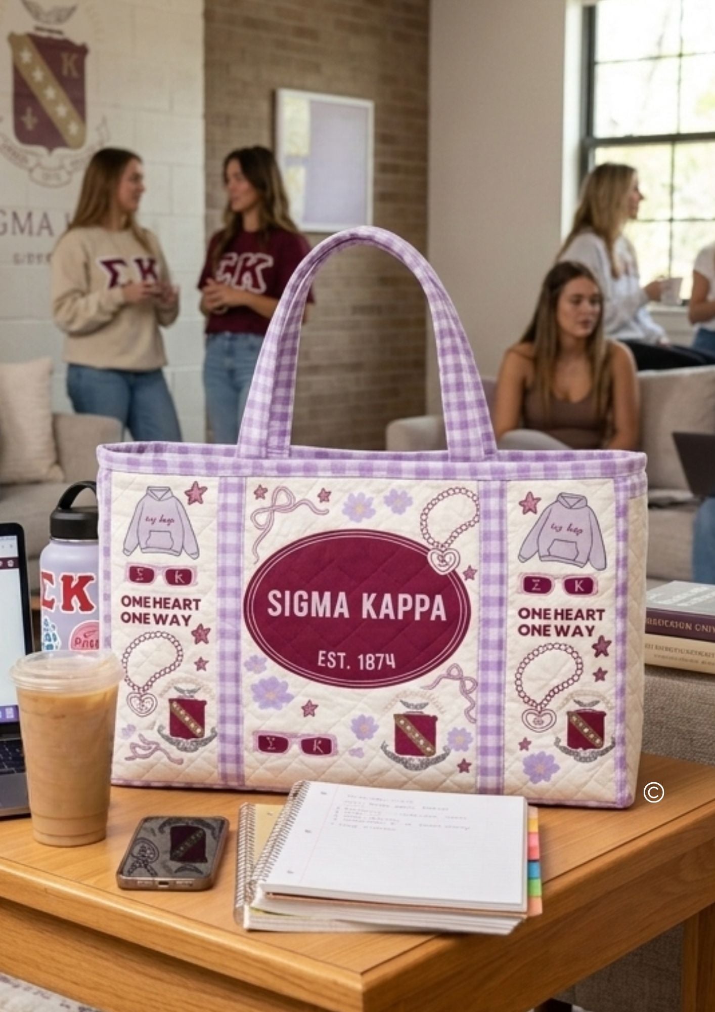 SC - ETA 4/30 - Sigma Kappa Sorority Tote Bag