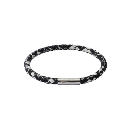 Midnight Braided Silk Bracelet