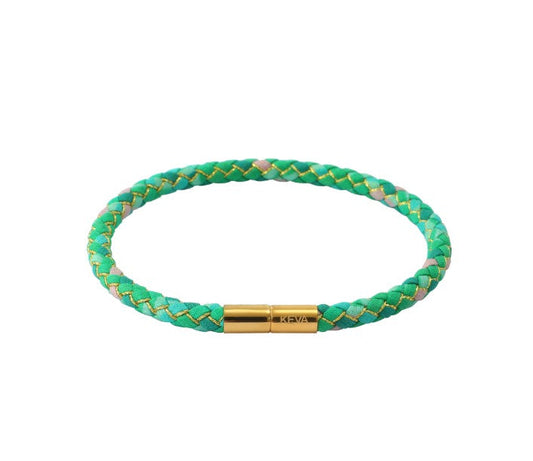 Lucky Jade Braided Silk Bracelet