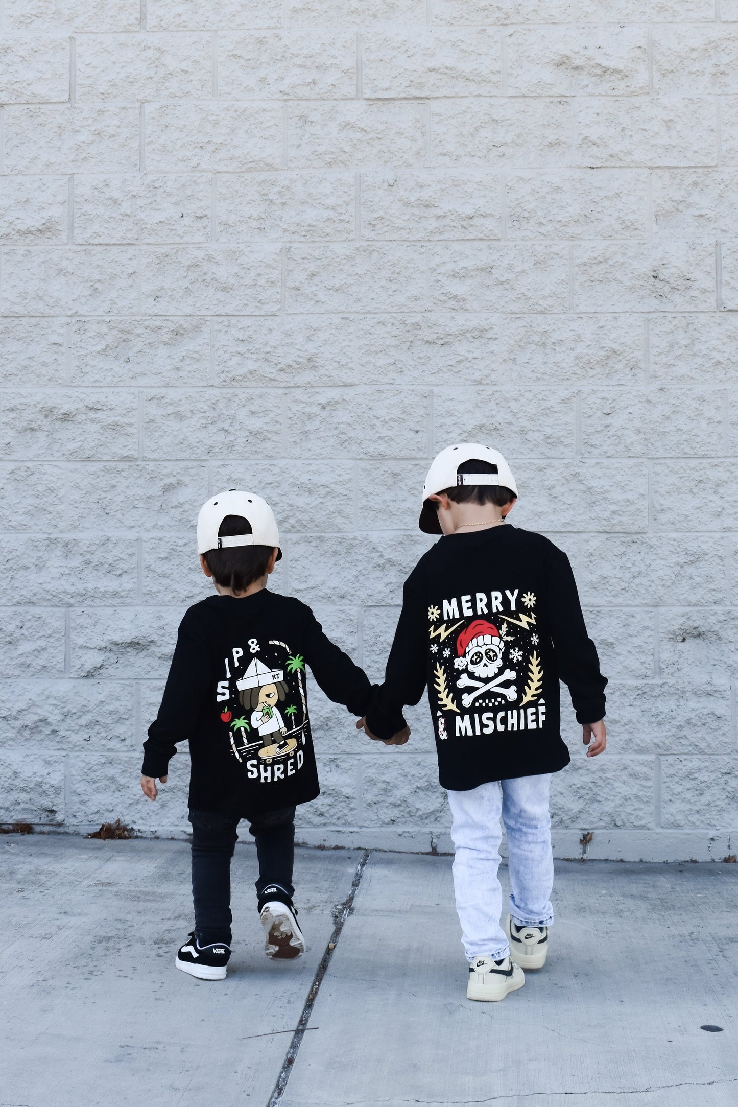MERRY & MISCHIEF LONG SLEEVE TEE