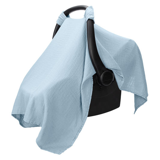 Baby Car Seat Cover in Sky Blue