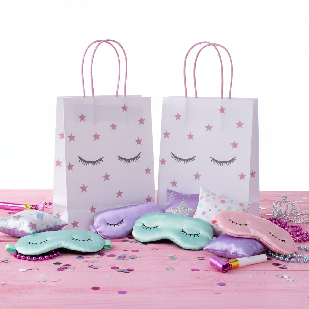 Sleepover Party Supplies Kit – Glamping Birthday | Plates, Cups, Napkins | Party in a Box