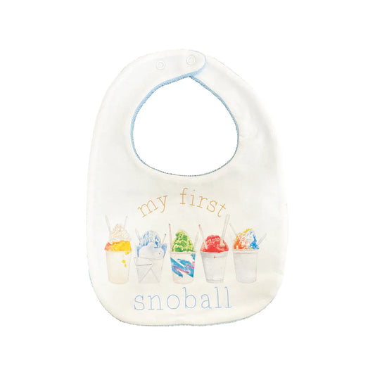 My First Snoball Organic Cotton Bib (Pre-Order Arriving Spring 2026)