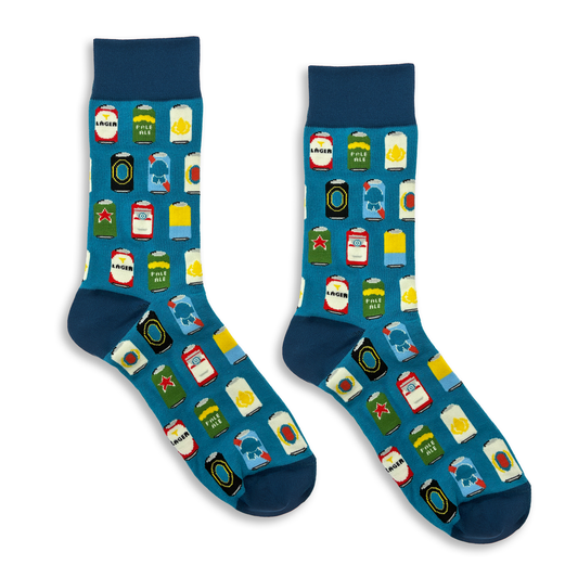 Hoppy Feet Beer Can Socks