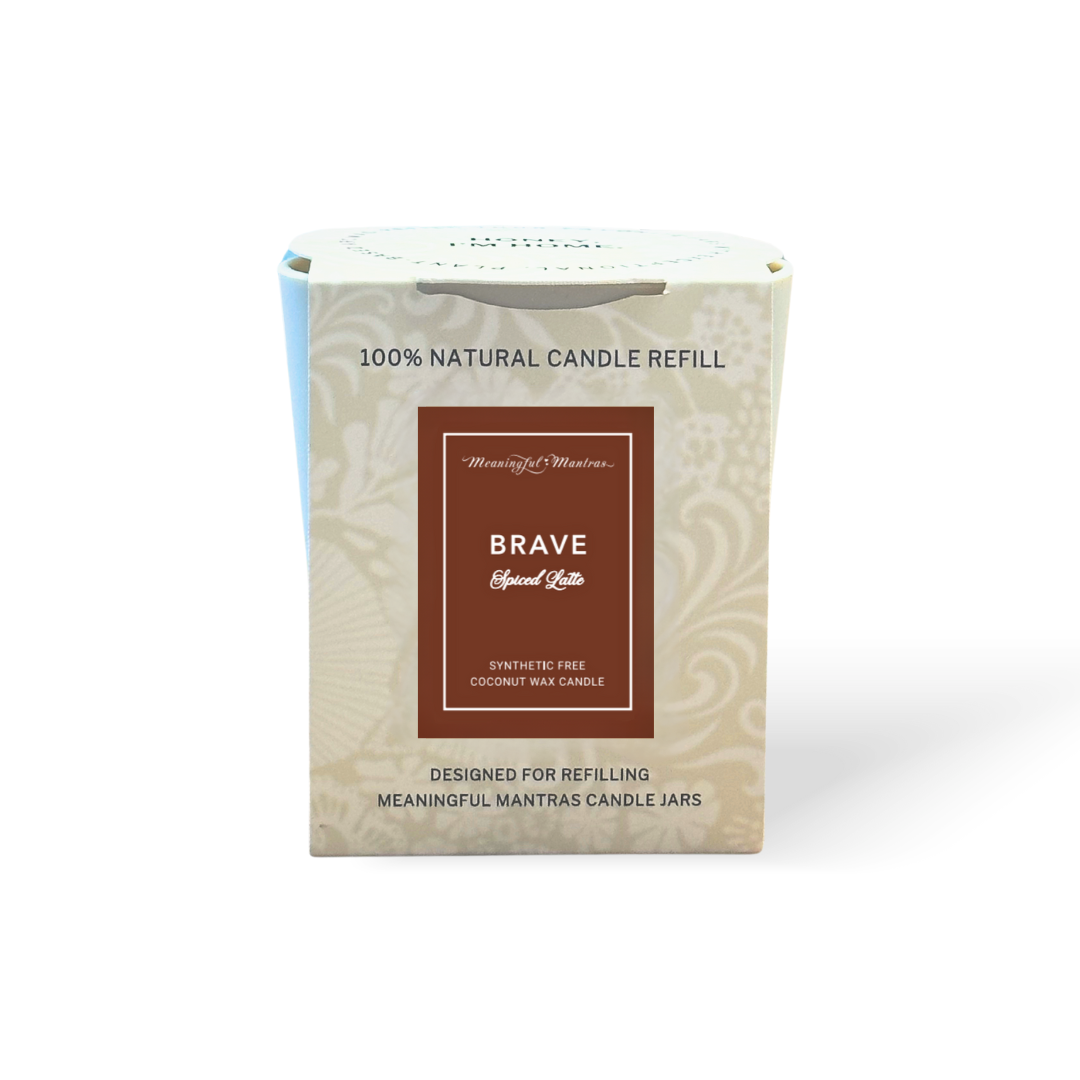 Spiced Latte Natural Candle 8oz Kaia Collection Refill