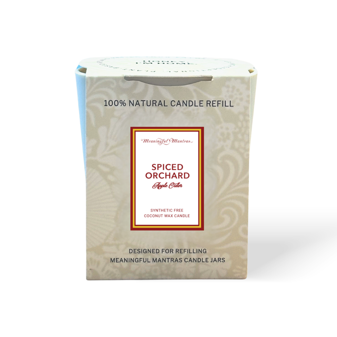 Spiced Orchard Apple Cider Natural Candle 8oz Kaia Collection Refill